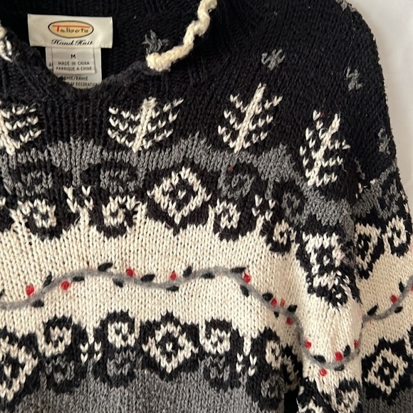 Talbots Hand Knit Sweater, Christmas, SZ M, PTP 19”, L 23”, Beautiful Sweater - Picture 7 of 13